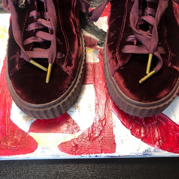 Fenty / Puma Creepers / Size 10 / Burgandy - Picture 2 of 14
